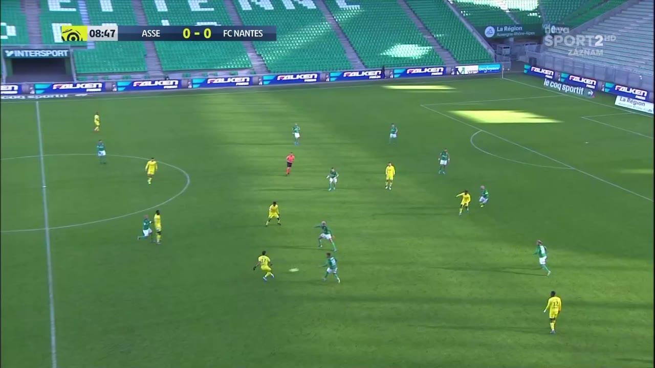 Fotbal: AS Saint - Étienne - FC Nantes